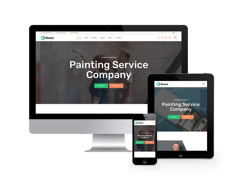 涂裝服務(wù)公司類(lèi)網(wǎng)站HTML靜態(tài)模板