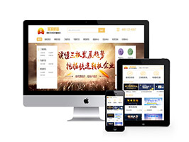 投資財富管理類網站織夢模板(帶手機端)