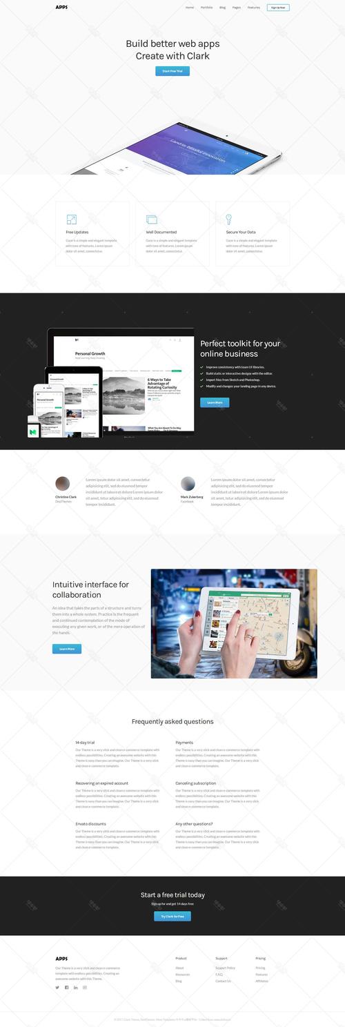 免費網頁制作模板超方便，多類型模板多角度闡述