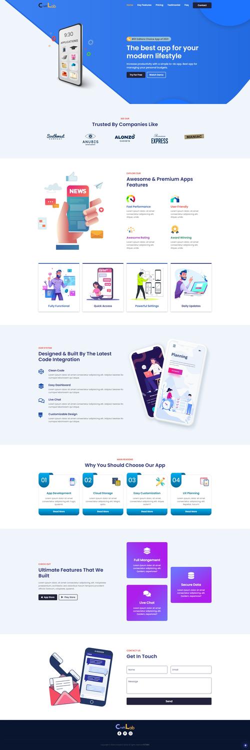 企業網站網頁模板種類多樣，常見類型有展示型模板等