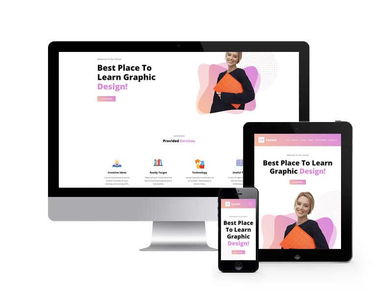 教育培訓類網站HTML靜態(tài)模板