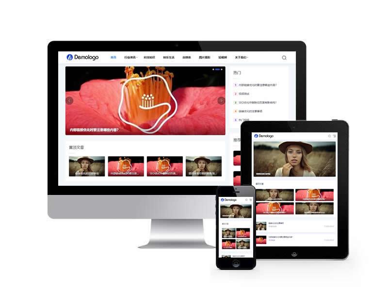 新聞博客知識(shí)類網(wǎng)站pbootcms模板(自適應(yīng)手機(jī)端)